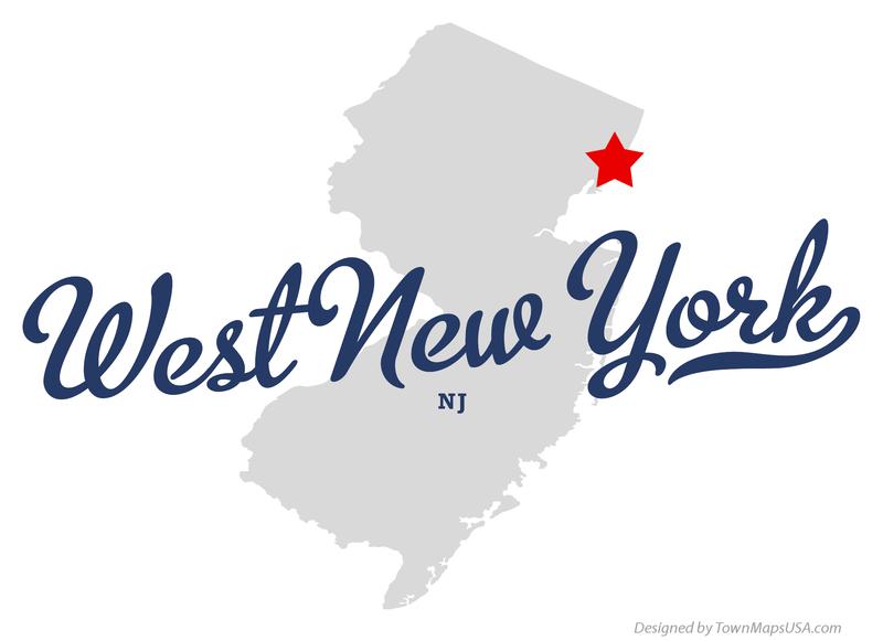 where is west new york new jersey