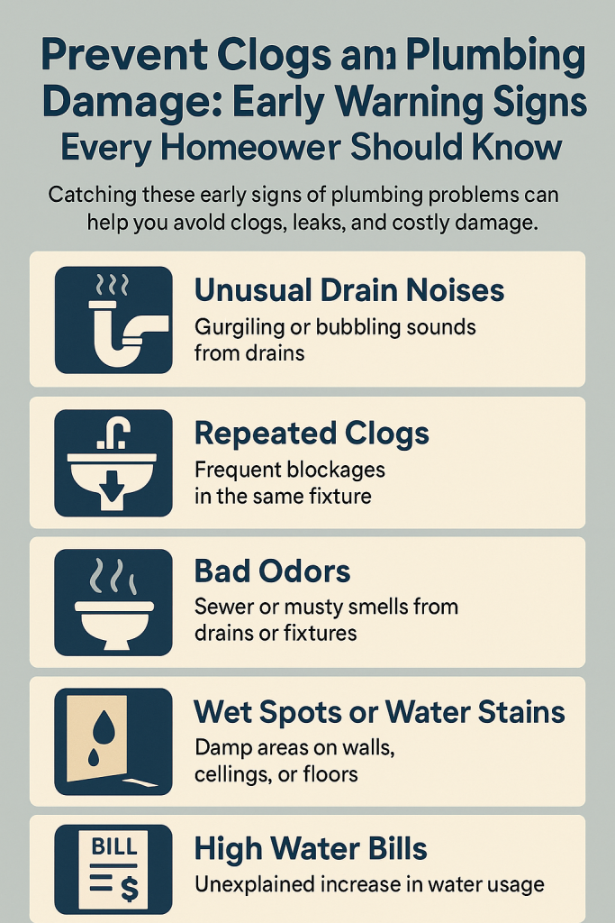Prevent Clogs and Plumbing Damage | Early Warning Signs from Experts